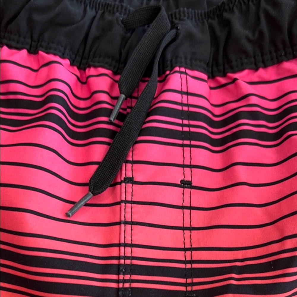 Hurley Neon Striped Shorts - Size 10/12 - Picture 3 of 7